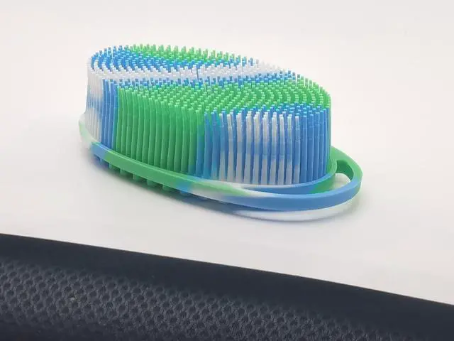 Alt view image 7 of 7 - Soft Exfoliating Body Shower Scrubber - Silicone Bath Brush for Kids & Adults - 3 Pack