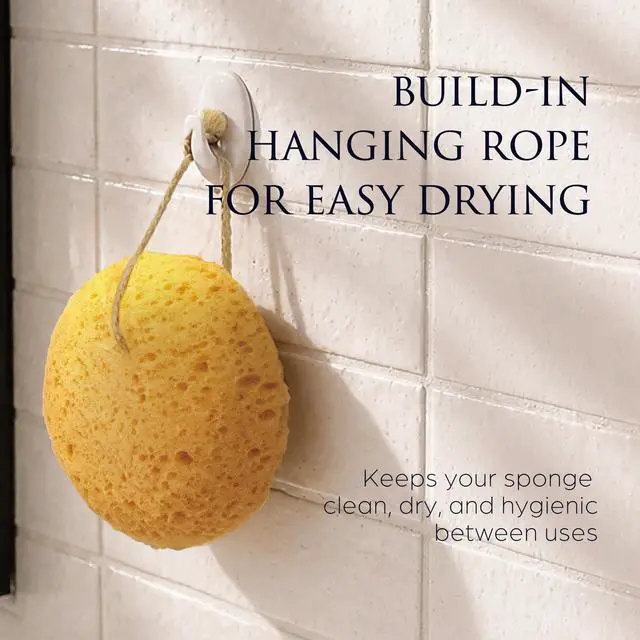 Alt view image 7 of 7 - Spongentle Loofah Sponge for Shower and Bathing, Bath Sponge with Dual Texture, Shower Pouf for Gentle and Deep Exfoliation, Large Size Body Scrubber for Men & Women, PU Foam, 37% More Lather, 2 Pack