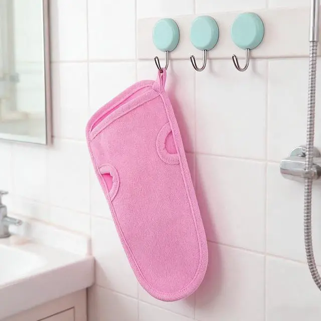 Alt view image 5 of 7 - 3PCS Bathing Shower Exfoliating Mitts Towel Soft Skin Care Face Body Wash Massage Spa Mittens for Adult and Kids(Color Random)