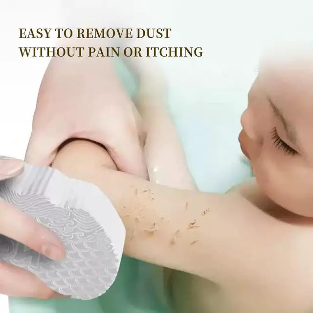 Alt view image 4 of 7 - 2026 Magic Exfoliating Bath Sponge | Upgraded Dead Skin Remover, Soft Body Scrubber, Shower Sponge, Adults & Kids (White)