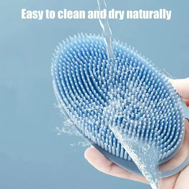 Alt view image 6 of 7 - Soft Exfoliating Body Bath Shower Scrubber - Silicone Body Brush, 3 Pack for Kids and Adults with All Kinds of Skin