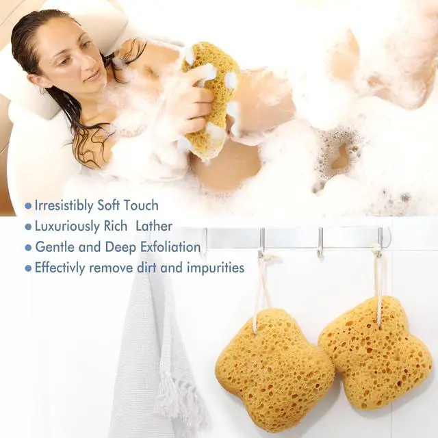 Alt view image 3 of 7 - Body Sponges for Shower Bathing, 2-Pack Sponges Bath for Adults