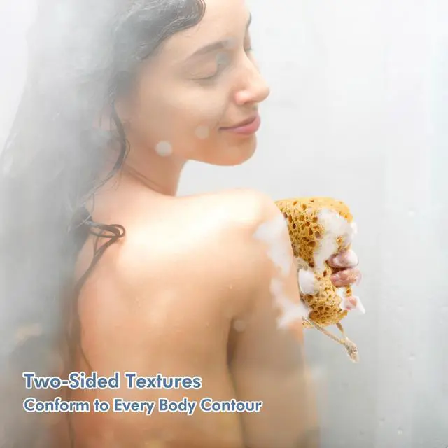 Alt view image 5 of 7 - Body Sponges for Shower Bathing, 2-Pack Sponges Bath for Adults