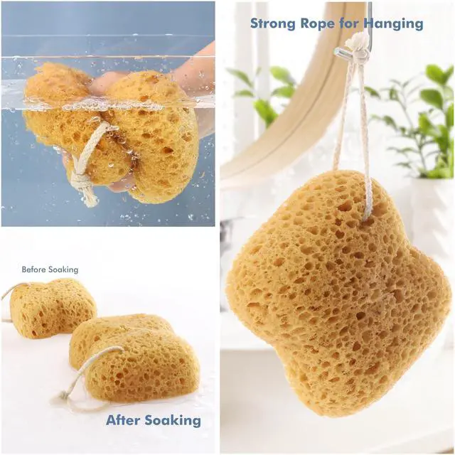 Alt view image 4 of 7 - Body Sponges for Shower Bathing, 2-Pack Sponges Bath for Adults