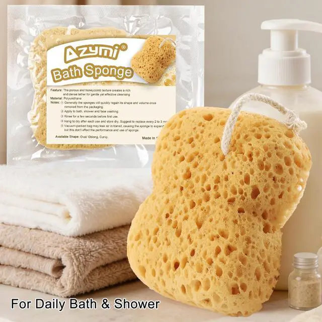 Alt view image 6 of 7 - Body Sponges for Shower Bathing, 2-Pack Sponges Bath for Adults
