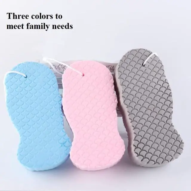 Alt view image 2 of 7 - 2 Pcs Magic Exfoliating Bath Sponge,3D Super Soft Body Exfoliating Bath Sponge for Adults Children and Pregnant Women Skin Friendly and Reusable. (Pink+Blue)