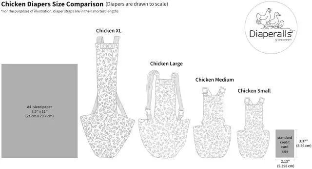 Alt view image 4 of 6 - Chicken Diapers Duck Diaper Bird Diapers Diaperalls for Hens, Roosters, Ducks, Ducklings, Birds, Pigeons - Reusable, Adjustable by Uni Infinity (Pink Floral, Chicken Large, 1, Count)