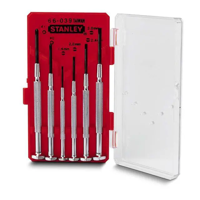 Alt view image 6 of 6 - Hand Tools 66-039 6 Piece Jeweler's Screwdriver Set