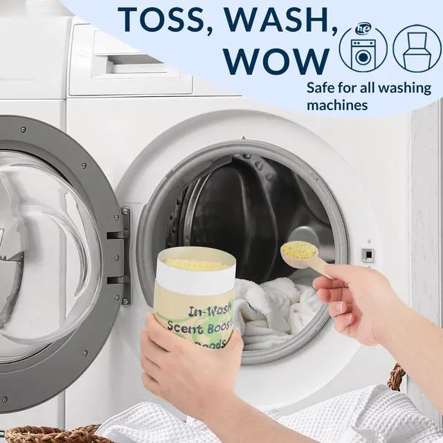Alt view image 4 of 7 - InWash Scent Booster Beads Fresh Essence Scent, Laundry Beads fabric softener, 24 oz Lasts Up to 70 Washing Cycles EcoFriendly & Safe for Babies and Kids