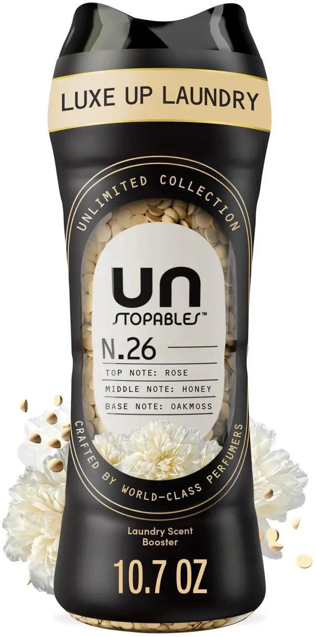 Main image of Unstopables Unlimited Collection In-Wash Laundry Scent Booster Beads, No. 26, Fine Fragrance, Long-Lasting Fresh Scent Beads, 10.7 oz