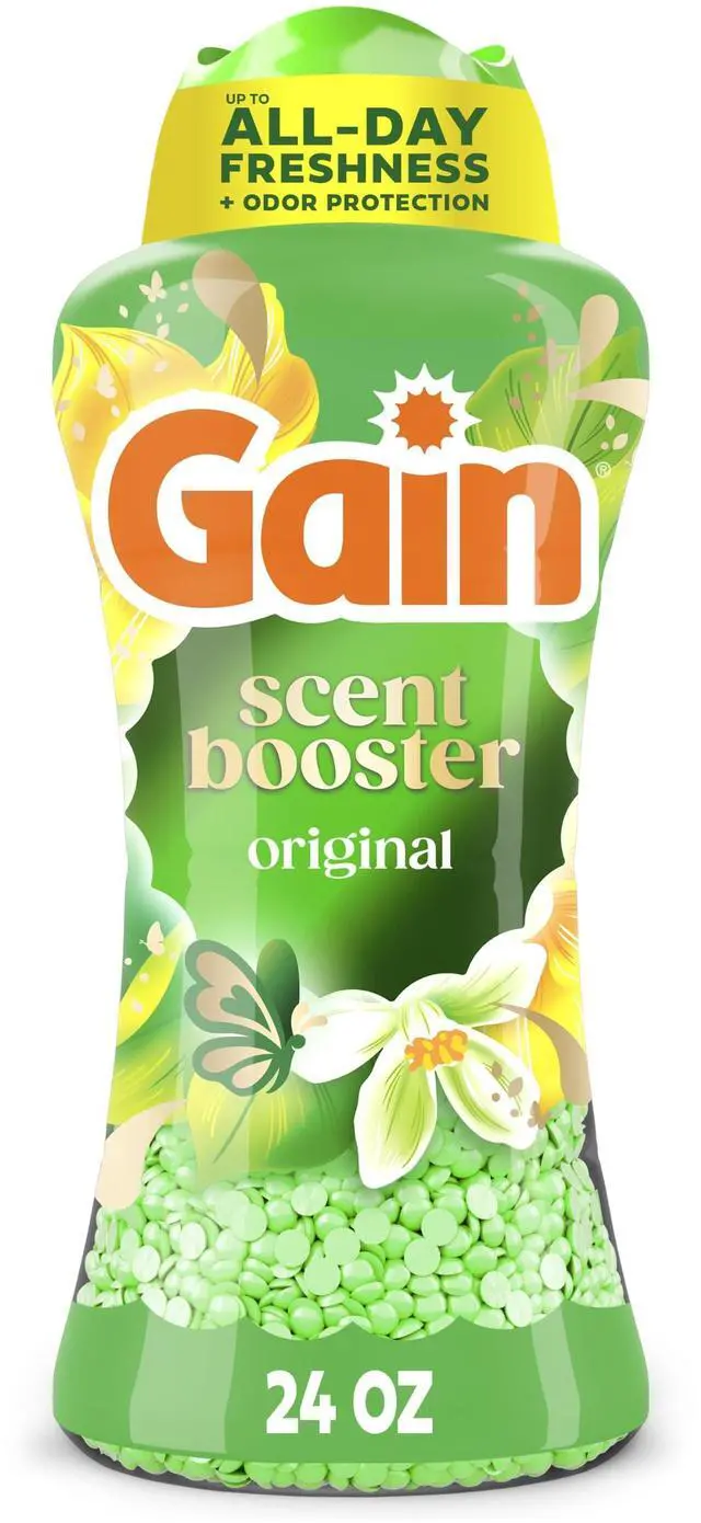 Main image of In-Wash Laundry Scent Booster Beads Long-Lasting Fresh Scent Beads All Day Freshness and Odor Protection, Original Scent, 24 oz (Packaging May Vary)