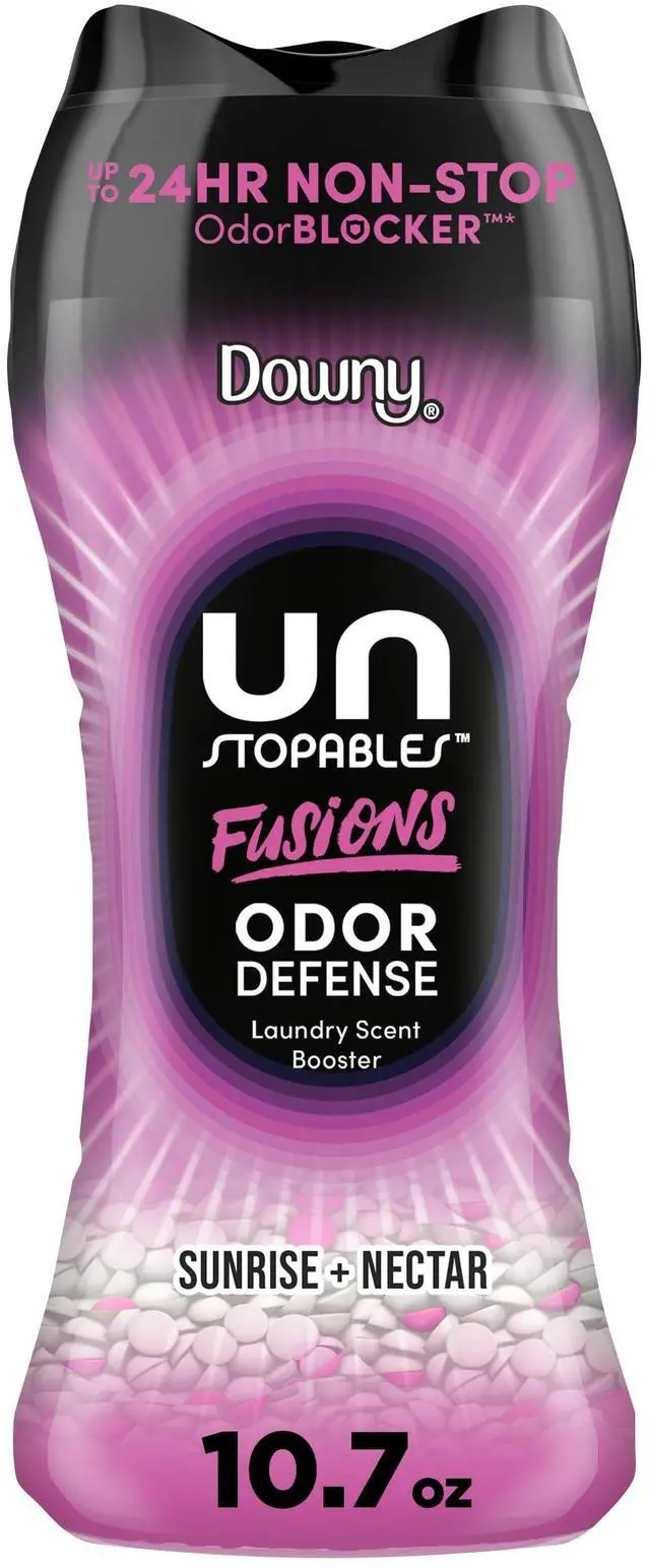 Main image of Unstopables Fusions Odor Defense In-Wash Laundry Scent Booster Beads, Sunrise + Nectar Scent, 10.7 OZ, 2-in-1 Laundry Beads for Odor Defense
