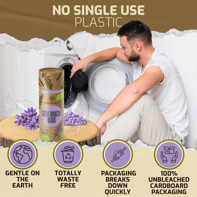 Alt view image 4 of 6 - Scent Boosters for Washer, Lavender Aroma - Bulk Laundry Booster Beads and Fabric Smell Deodorizer - In Wash Odor Eliminator Pods for Fresh Scented Clothes