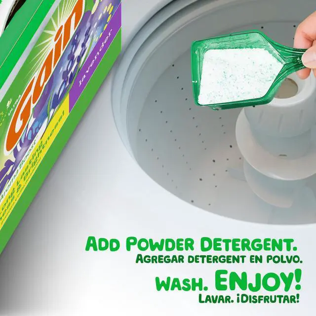 Alt view image 6 of 7 - Powder Laundry Detergent, Lavender Scent, 133 Loads, 123 OZ