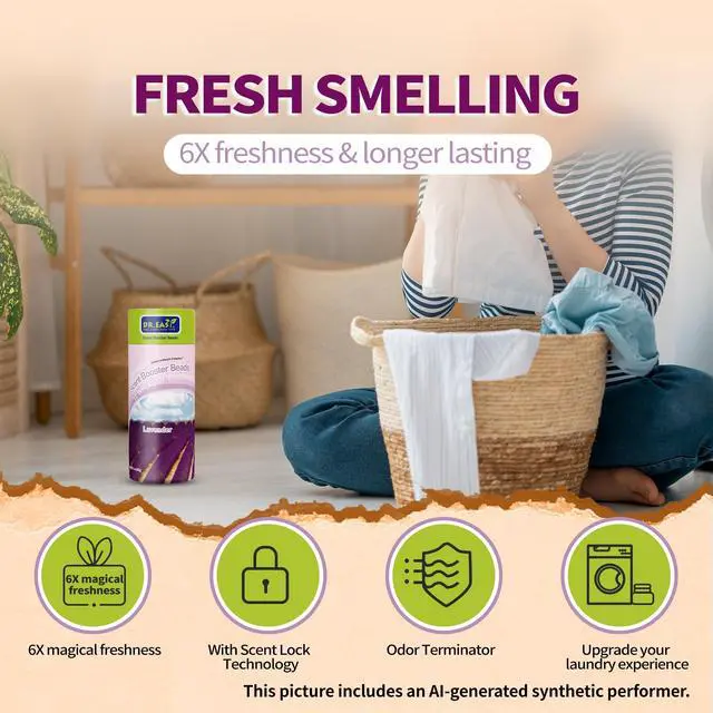 Alt view image 4 of 7 - Laundry Scent Boosters 312G,Lavender Scent Boosters for WasherBulk Laundry Booster Beads and fabric scent boosterFresh Scented Clothes fo 12 Weeks