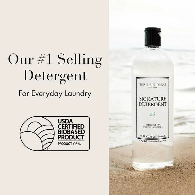 Alt view image 2 of 7 - Signature Isle Detergent, Coastal Inspired Scent, Concentrated Laundry Detergent Liquid, Tough on Stains, Isle Scent, 32 oz.