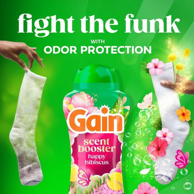 Alt view image 4 of 7 - In-Wash Laundry Scent Booster Beads Long-Lasting Fresh Scent Beads All Day Freshness and Odor Protection, Happy Hibiscus Scent, 24 oz (Packaging May Vary)