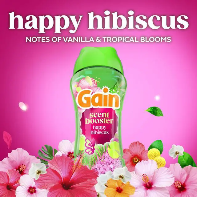Alt view image 5 of 7 - In-Wash Laundry Scent Booster Beads Long-Lasting Fresh Scent Beads All Day Freshness and Odor Protection, Happy Hibiscus Scent, 24 oz (Packaging May Vary)