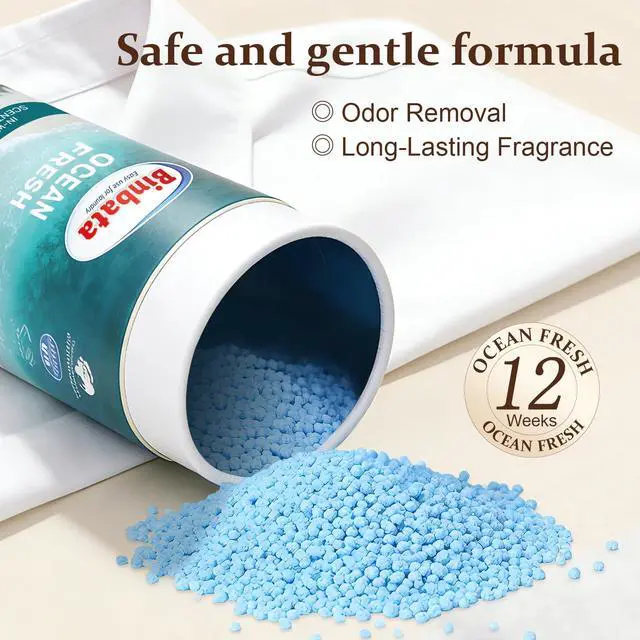 Alt view image 2 of 7 - Eco Scent Beads Laundry 30oz, Gentle InWash Scent Booster Beads with Plastic Free Recyclable Package, Up to 85 Washing Cycles for 12 week Long-Lasting Freshness, Ocean Fresh Scent