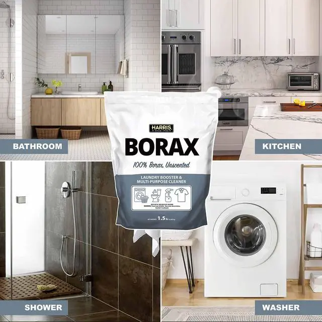 Alt view image 3 of 6 - Borax Powder Hard Water Laundry Booster and Powerful Multi-Purpose Cleaner, 1.5lb (Unscented)
