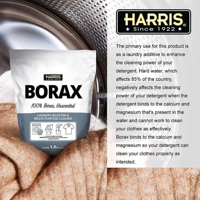 Alt view image 4 of 6 - Borax Powder Hard Water Laundry Booster and Powerful Multi-Purpose Cleaner, 1.5lb (Unscented)