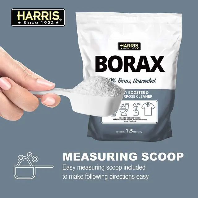 Alt view image 5 of 6 - Borax Powder Hard Water Laundry Booster and Powerful Multi-Purpose Cleaner, 1.5lb (Unscented)