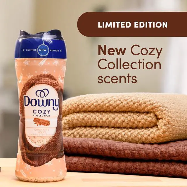 Alt view image 2 of 6 - Cozy Collection In-Wash Laundry Scent Booster Beads, Chai Latte Scent, 7.8 oz, Limited Edition Laundry Beads