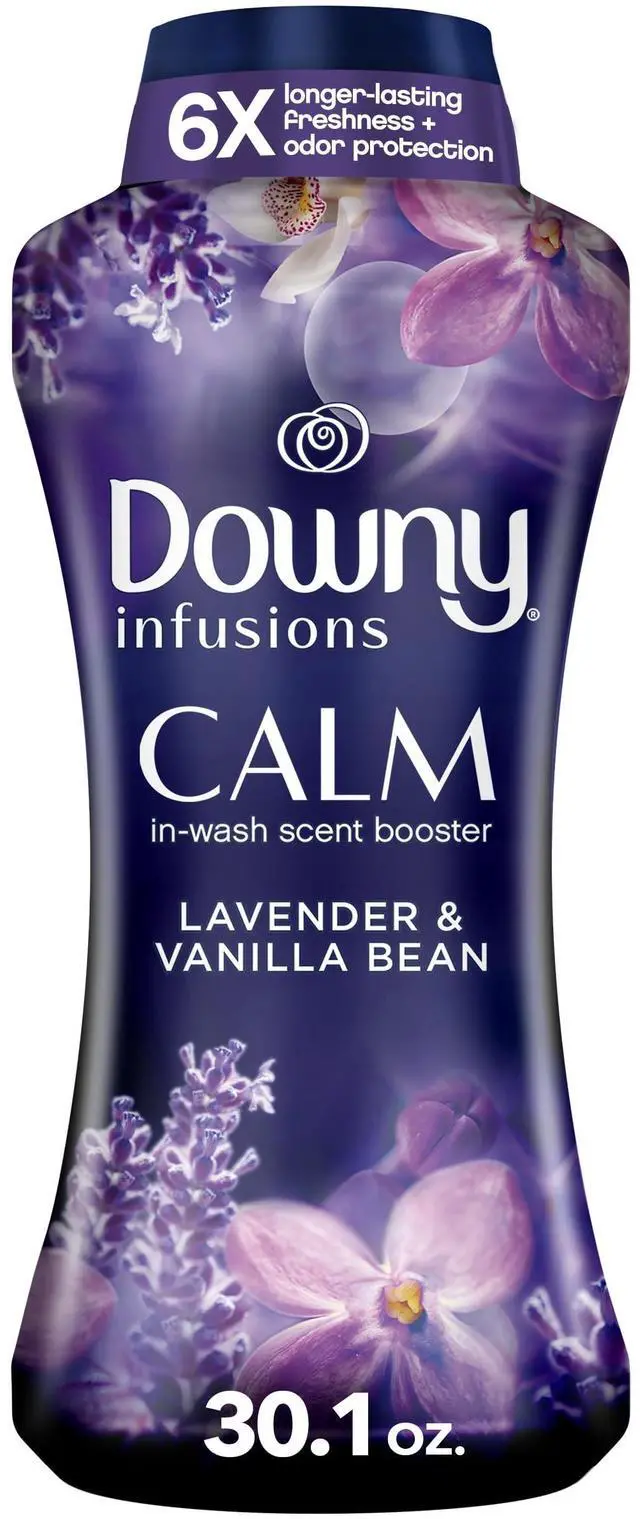 Main image of Calm In-Wash Laundry Scent Booster Beads, Soothing Lavender and Vanilla Bean scent, 30.1 OZ, laundry scent beads, Long-lasting Freshness