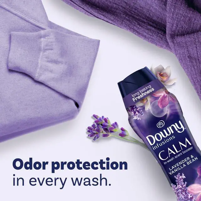 Alt view image 7 of 7 - Calm In-Wash Laundry Scent Booster Beads, Soothing Lavender and Vanilla Bean scent, 30.1 OZ, laundry scent beads, Long-lasting Freshness
