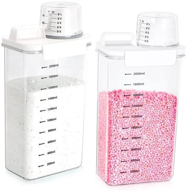 Main image of 2 Packs Laundry Detergent Dispenser, Laundry Power Container,Laundry Scent Booster Beads Dispenser for Washing Powder, Soda Powder, Grain