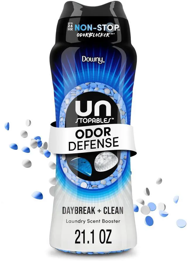 Main image of Unstopables Fusions Odor Defense In-Wash Laundry Scent Booster Beads, Daybreak + Clean Scent, 21.1 OZ, 2-in-1 Laundry Beads for Odor Defense