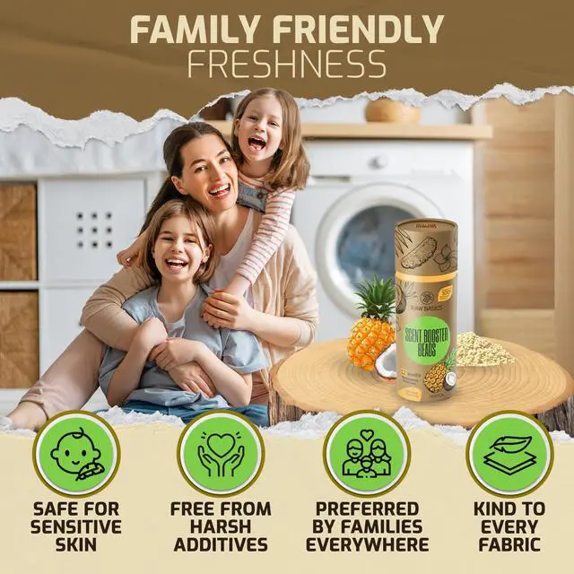 Alt view image 3 of 7 - Laundry Scent Boosters, Tropical Aroma - Washer Beads and Deodorizer Supplies - Fragrance Essentials for All Fabric - Scented Bulk Odor Eliminator and Clothes Refresher - Long Lasting Smell Remover