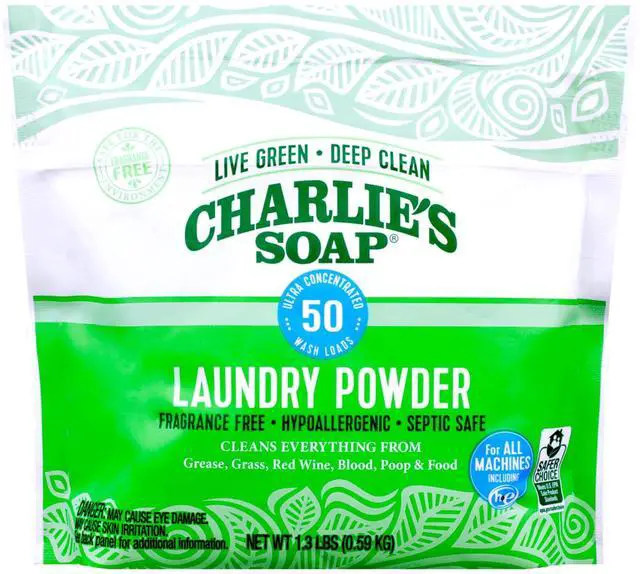 Main image of Powder (50 Loads, 1 Pack) Hypoallergenic Deep Cleaning Washing Powder Detergent Eco-Friendly, Safe, and Effective