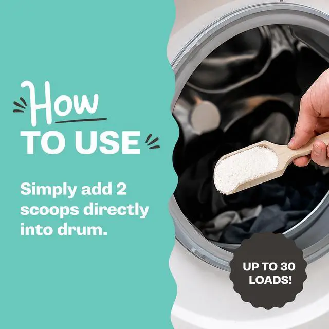 Alt view image 4 of 7 - Powder Laundry Soap Plus - Made With Simple, Plant-Based Ingredients & Boosted With Baking Soda - Magnolia, Apple, Blackberry, & Lemon Scented Laundry Detergent Powder - Magnolia