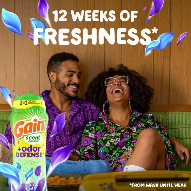 Alt view image 6 of 7 - In-Wash Laundry Scent Booster Beads Long-Lasting Fresh Scent Beads All Day Freshness and Odor Protection, Super Fresh Blast Scent, 21.1 oz (Packaging May Vary)