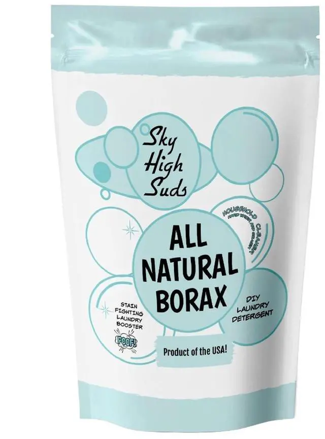 Main image of All-Natural Borax Powder, 2 lb, Laundry Booster, Made in USA