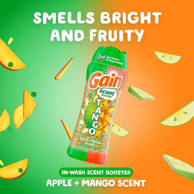 Alt view image 4 of 7 - Tango 2-in-1 Laundry Scent Booster Beads, Apple and Mango Scent, 21.1 OZ, Laundry Beads with Dual Scents Plus All Day Freshness