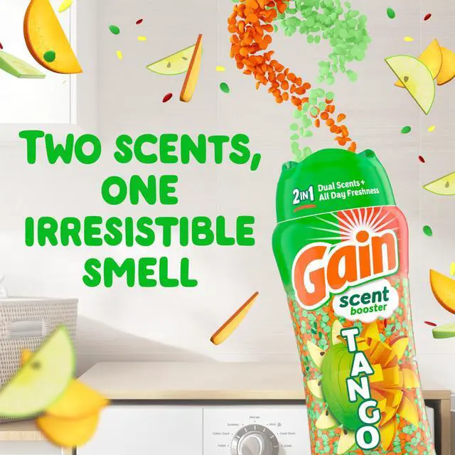 Alt view image 3 of 7 - Tango 2-in-1 Laundry Scent Booster Beads, Apple and Mango Scent, 21.1 OZ, Laundry Beads with Dual Scents Plus All Day Freshness