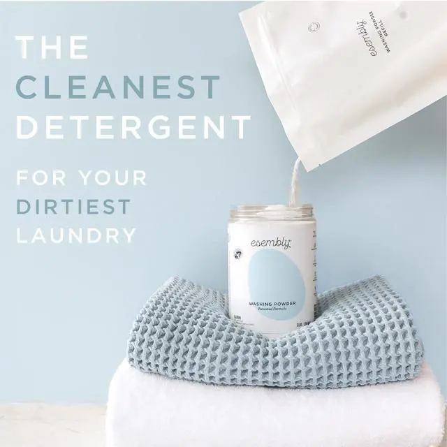 Alt view image 5 of 5 - Laundry Washing Powder HE Mineral Based Detergent for All Household Laundry and Cloth Diapers Patented, Fragrance-Free, EWG Verified, Earth-Friendly, (3lb Refillable Canister and Scoop)