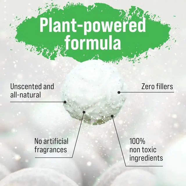 Alt view image 4 of 7 - Laundry Detergent, Plant based, All Natural Laundry Detergent Powder, Vegan and Biodegradable Odor Fighter, Safe for Sensitive Skin (Baby Cloth Diaper 90 Loads Unscented)