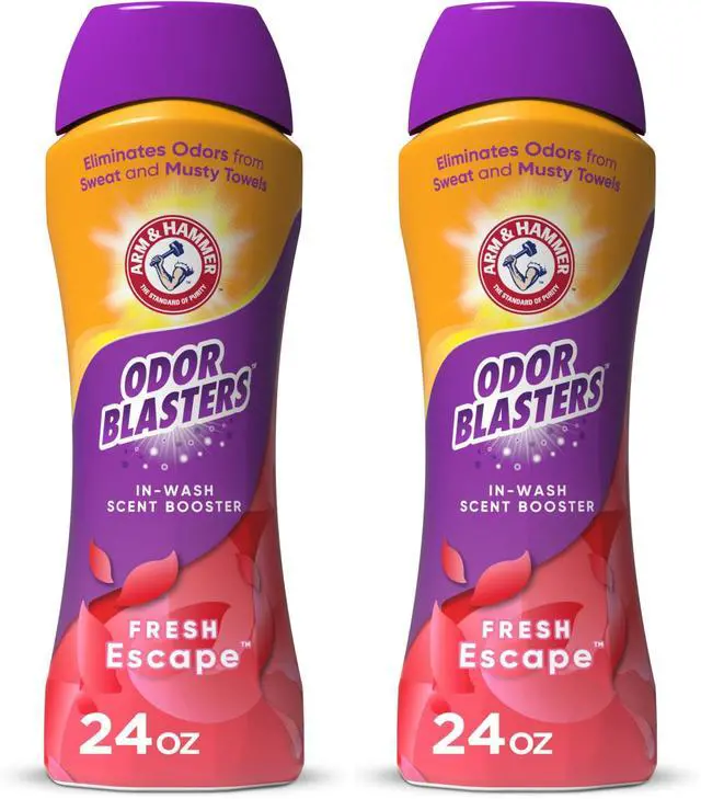 Main image of Odor Blasters In-Wash Scent Booster,Laundry Scent Booster Fresh Escape-scent,24 Oz,(Pack of 2)