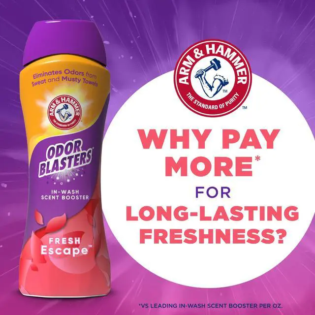 Alt view image 7 of 7 - Odor Blasters In-Wash Scent Booster,Laundry Scent Booster Fresh Escape-scent,24 Oz,(Pack of 2)