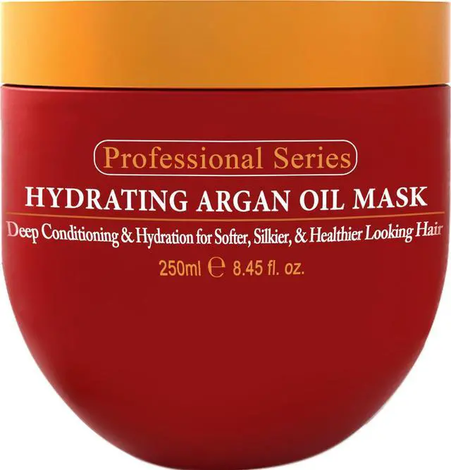 Main image of Hydrating Argan Oil Hair Mask and Deep Conditioner for Dry or Damaged Hair (8.45 oz Jar)