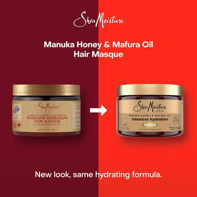 Alt view image 3 of 7 - Intensive Hydration Hair Masque Manuka Honey & Mafura Oil For Dry, Damaged Hair Deep Conditioning Hair Treatment 11.5 oz