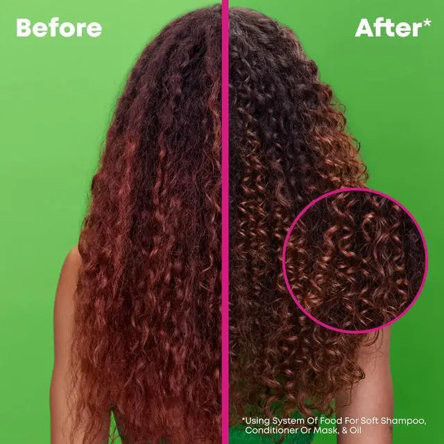 Alt view image 5 of 7 - Food For Soft Rich Hydrating Mask - For Dry & Brittle Hair, Hydrating Hair Mask, Adds Shine & Softness, With Avocado Oil & Hyaluronic Acid, Replenishes Moisture