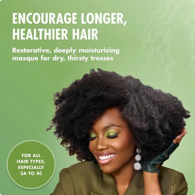 Alt view image 5 of 7 - Rosemary Mint Strengthening Hair Mask, Deep Conditioning Treatment Enriched with Biotin, Honey & Coconut Oil - Helps Encourage Longer, Healthier Strands, 12 Ounce