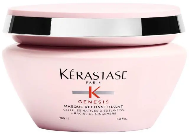 Main image of Genesis Hair Mask | Anti-Breakage & Strengthening For Weak or Damaged Hair | Nourishes, Detangles, and Hydrates Hair | For Weakened Hair | Masque Reconstituant | 6.8 Fl Oz