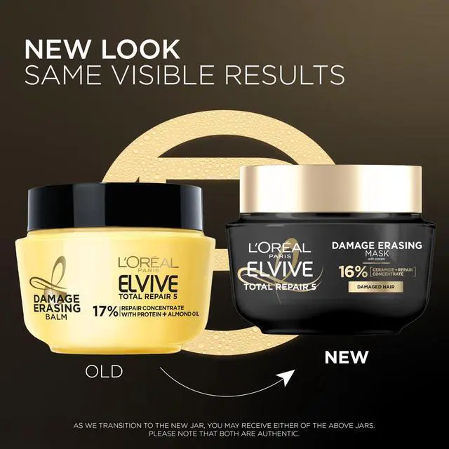 Alt view image 2 of 7 - Elvive Total Repair 5 Damage-Erasing Balm Mask, Rinse-Out Hair Treatment, 8.5 fl oz (Packaging May Vary)