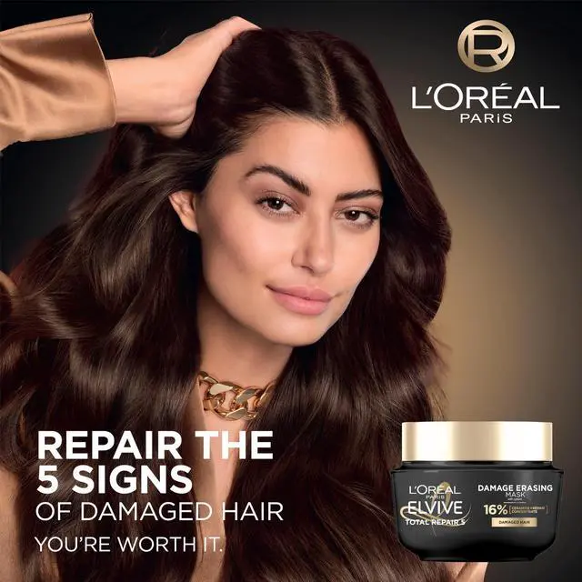 Alt view image 4 of 7 - Elvive Total Repair 5 Damage-Erasing Balm Mask, Rinse-Out Hair Treatment, 8.5 fl oz (Packaging May Vary)