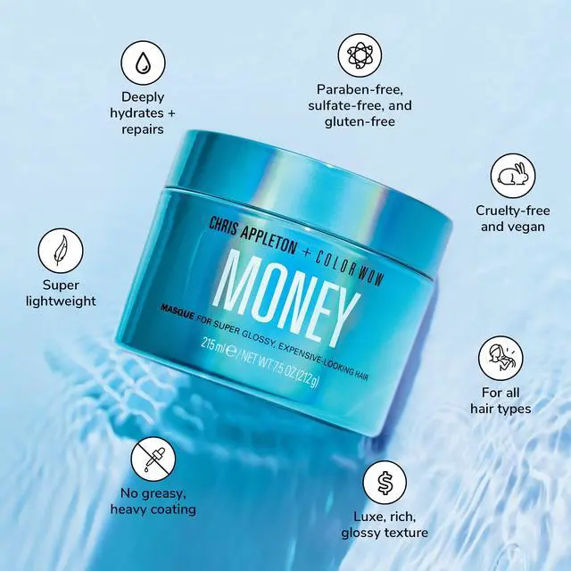 Alt view image 2 of 7 - Money Masque Deep Hydrating Conditioning Treatment by Celebrity Stylist Chris Appleton, Vegan Formula